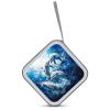 FodPand Dolphins Art CD Case 40 Capacity DVD Case Hard Plastic Disc Booklet VCD Storage Box Portable Zipper DVD Holder Large Media Binder for Car Home Office Travel view 3