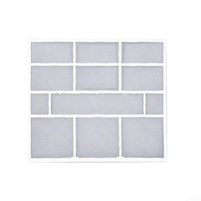 Wall Mounted AC Filter Cover  Plastic Air Conditioner Mesh Screen for Dust Prevention, for HVAC Filter Accessory Compatible with Windowless AC Units, for Easy Installation(31X27.5cm)