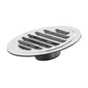 60mm Round Stainless Steel Vent Grille for Exterior Wall , Rust-Resistant Outdoor Air Ventilation Cover, Silver Duct Grill (Pack) view 1