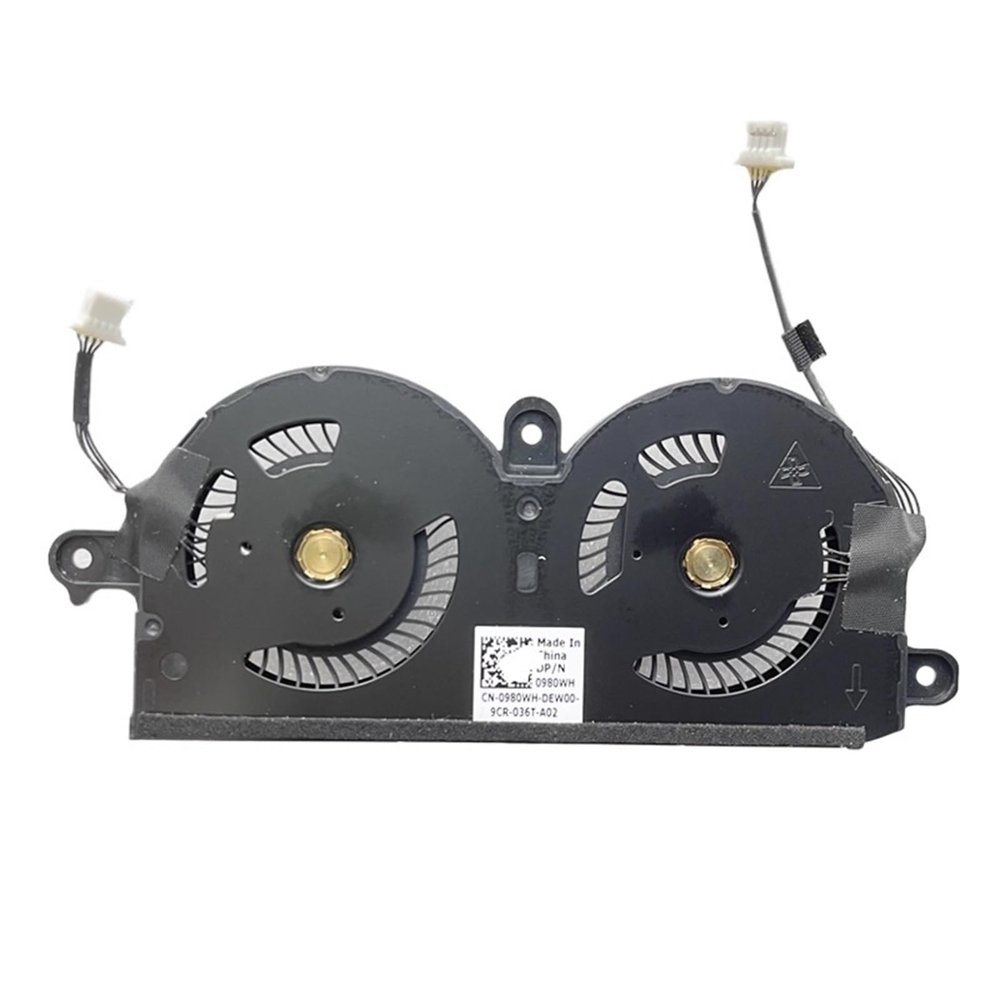 0980WH for 9370 9380 Laptop Cooling Fan Cooler Fan Heatsink Radiator 980WH CN-0980WH