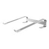 Mipcase Aluminum Alloy Laptop Stand Portable Ventilated Desktop Holder Cooling Rack for Notebook Pcs Silver, Compatible with MacBook and Laptops for Home Office Use view 1