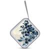 FodPand Field of Blueberries CD Case 40 Capacity DVD Case Hard Plastic Disc Booklet VCD Storage Box Portable Zipper DVD Holder Large Media Binder for Car Home Office Travel view 3