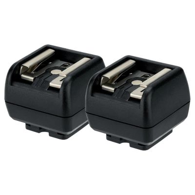 Compatible for Cameras Standard Hot Shoe Adapter with Extra PC Sync Port for Off Camera Flash Studio Light Strobes