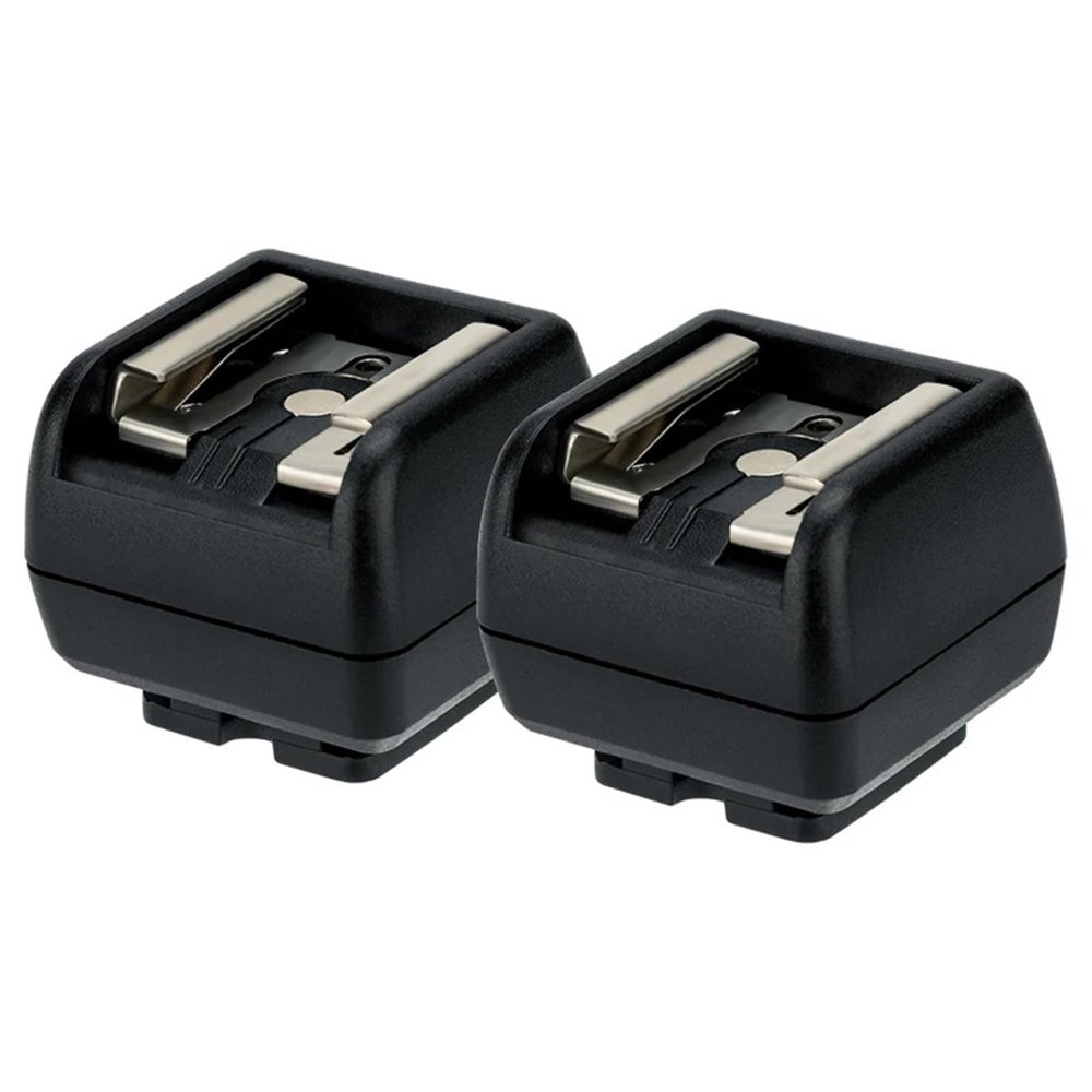 Compatible for Cameras Standard Hot Shoe Adapter with Extra PC Sync Port for Off Camera Flash Studio Light Strobes