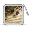 FodPand Music Sheet CD Case 40 Capacity DVD Case Hard Plastic Disc Booklet VCD Storage Box Portable Zipper DVD Holder Large Media Binder for Car Home Office Travel view 1