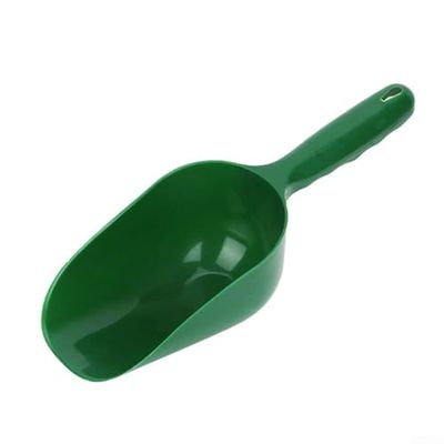 Gutter Cleaning Tool with Extended Tongue & Narrow Heel for Debris Removal from Roof Gutters and Supports Plastic Gutter Scoop, Green