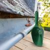 Gutter Cleaning Tool with Extended Tongue & Narrow Heel for Debris Removal from Roof Gutters and Supports  Plastic Gutter Scoop, Green view 3