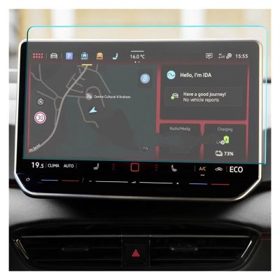 XHYFFS Car Navigation Screen Protector For ID.4 2024 12.9 Inch Car Infotainment Radio GPS Anti-glare Protective Tempered Glass Screen Protector
