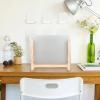 BESPORTBLE Wooden Laptop Holder Laptop Riser Desk Stand for Home Office Use Natural Wood Tablet Holder with Ventilated Storage Rack view 2
