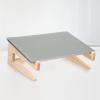 BESPORTBLE Wooden Laptop Holder Laptop Riser Desk Stand for Home Office Use Natural Wood Tablet Holder with Ventilated Storage Rack view 3