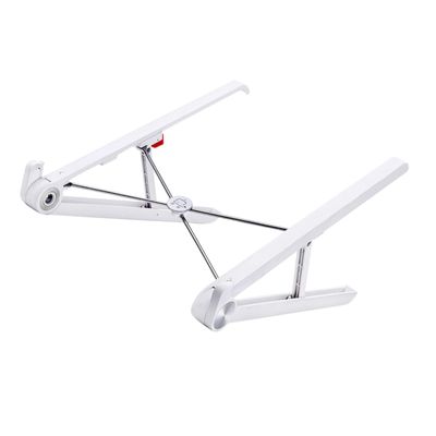 BAZEITFLOW Portable Folding Laptop Cooling Stand Notebook Holder with Adjustable Tilt for Desk and Travel Lightweight Foldable Laptop Rack
