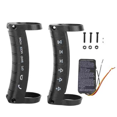 Wireless DVD Navigation Buttons Controller Compatible with Universal Car Steering Wheel