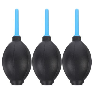 Gadpiparty 3pcs Air Blower Dust for Camera Lens and Sensor, Mini Portable Squeeze Ball Pump for Electronics, for DSLR Cleaning and Keyboard Maintenance