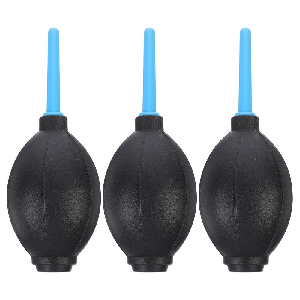 Gadpiparty 3pcs Air Blower Dust for Camera Lens and Sensor, Mini Portable Squeeze Ball Pump for Electronics, for DSLR Cleaning and Keyboard Maintenance