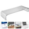 Kisangel Acrylic Monitor Riser and Keyboard Cover 2-in-1 Desktop Computer Heightening Stand Anti-cat Keyboard Protector for Home Office Use view 3