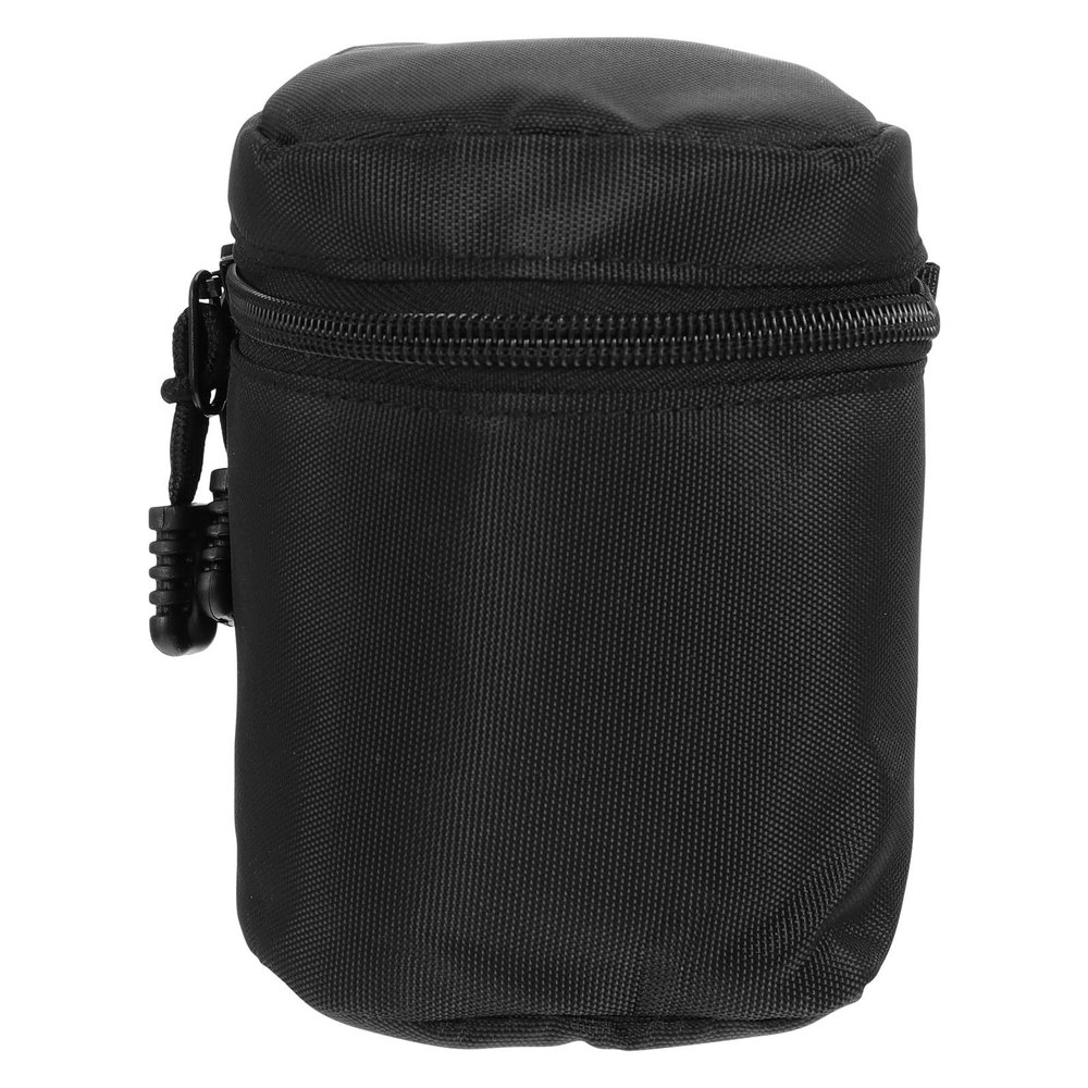 KALLORY Waterproof Shockproof Nylon Lens Case Pouch for Dslr Cameras Small Protective Camera Lens Bag with Zipper Compact Accessories Carry Pouch for Travel and Outdoor Photography