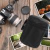 KALLORY Waterproof Shockproof Nylon Lens Case Pouch for Dslr Cameras Small Protective Camera Lens Bag with Zipper Compact Accessories Carry Pouch for Travel and Outdoor Photography view 3