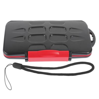 HIAKDOFT Memory Card Case Holder Waterproof Shockproof Portable Storage Box for Micro and Standard Cards, Compact Memory Carrying Box for Photographers and Travelers