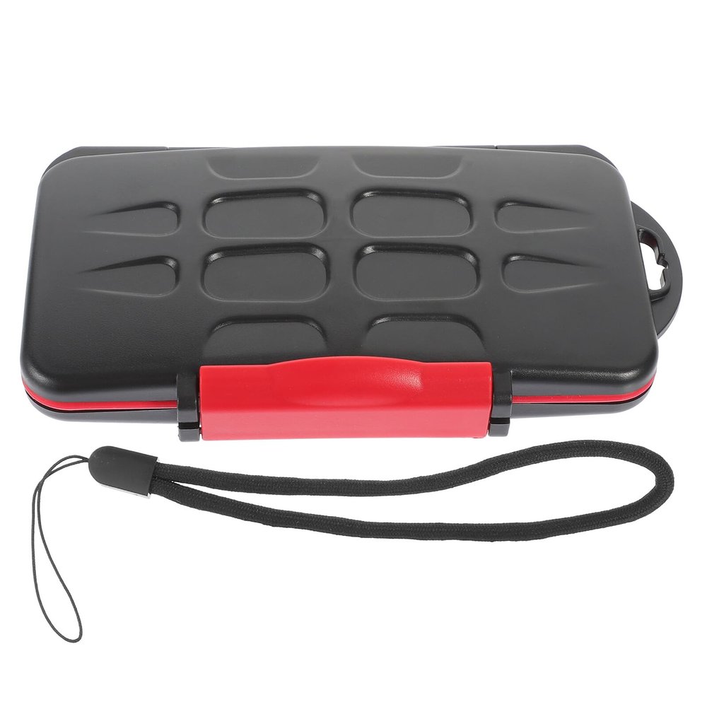 HIAKDOFT Memory Card Case Holder Waterproof Shockproof Portable Storage Box for Micro and Standard Cards, Compact Memory Carrying Box for Photographers and Travelers