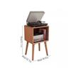 tanyunji001 CD Storage Rack, Vinyl Record Cabinet Wooden Storage Rack Bookcase Magazine Shelving view 2