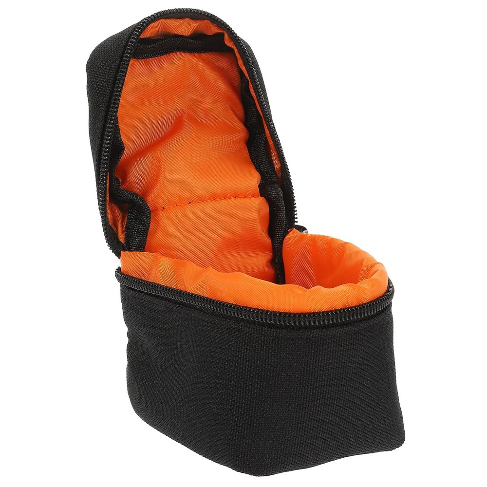 BESPORTBLE Padded Camera Lens Bag Shockproof Lens Storage Case with Zipper Protective Pouch for Dslr and Mirrorless Cameras Travel Carry