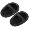 JEWEDECO 2pcs Recessed Speaker Handles Abs Audio Cabinet Handles Replacement for Stage Loudspeaker Enclosures Black 148x212x65mm Professional Audio Equipment view 1