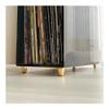tanyunji001 CD Storage Rack, Acrylic Vinyl Record Display Holder with Brass Feet Home CD Album Favourites Rack view 4