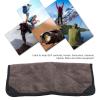 Camera Protective Wrap Cloth, Foldable Antiscratch Lens Cover for DSLR Cameras and Lenses, Grey Microfiber Pouch for Binoculars Tripods Filters (S) view 2