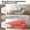 2.4G Zigbee Millimeter Wave Human Presence & PIR Motion Sensor, Luminance Temperature Humidity Detector, Works with Home Assistant & Zigbee2MQTT(PIR Only) view 3