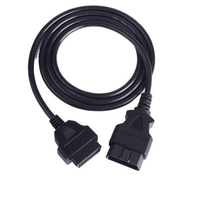 HHYHCWSBO Car OBD Extension Cord Male to Female 16 Core Energized 16 Pin OBD2 ELM327 Diagnostic Tool Connector Scanner Adapter(16pin 1.5M)