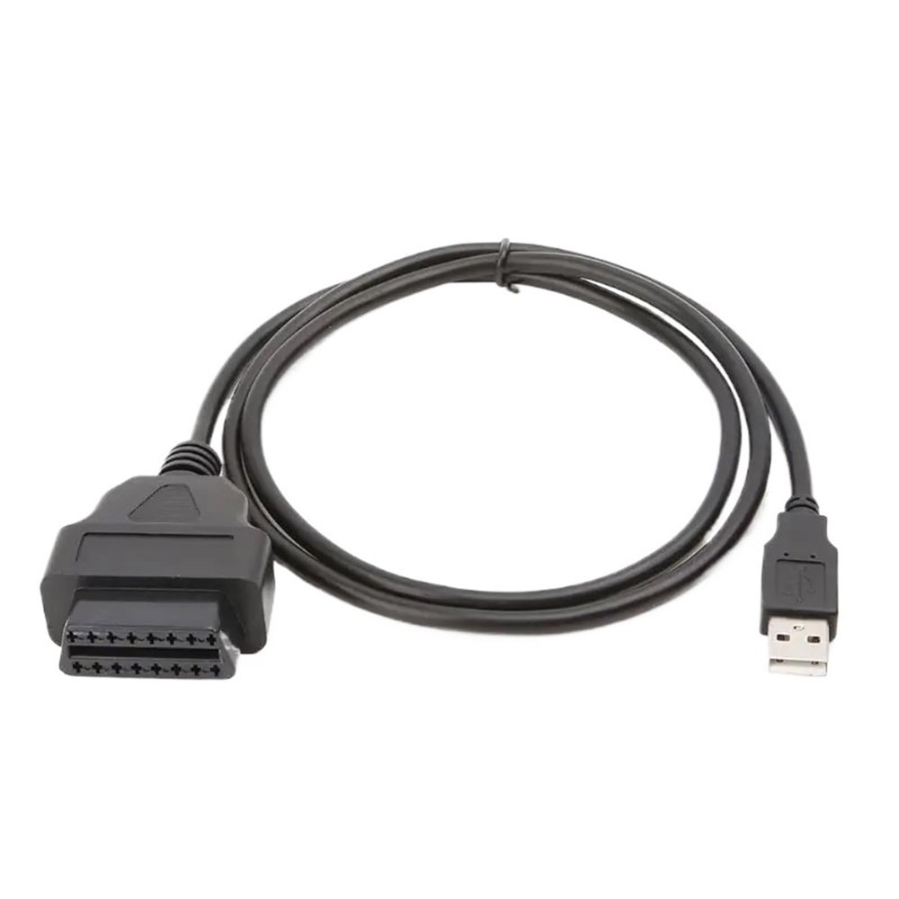 HHYHCWSBO 1pc 16Pin OBD2 to USB Port Charger Adapter Cable Connector Diagnostic Tool Car Accessories