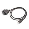HHYHCWSBO 1pc 16Pin OBD2 to USB Port Charger Adapter Cable Connector Diagnostic Tool Car Accessories view 2