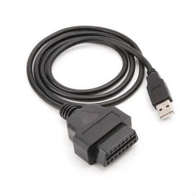 HHYHCWSBO 16Pin OBD2 to USB Port Adapter Cable Connector Diagnostic Tool 72XB