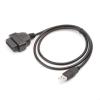 HHYHCWSBO 16Pin OBD2 to USB Port Adapter Cable Connector Diagnostic Tool 72XB view 3