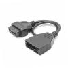 HHYHCWSBO OBD2 Extension Cable OBD to OBD2 16Pin Connector Adapter for 12Pin OBD 2 OBD2 Universal Car Diagnostic Auto Tool view 4