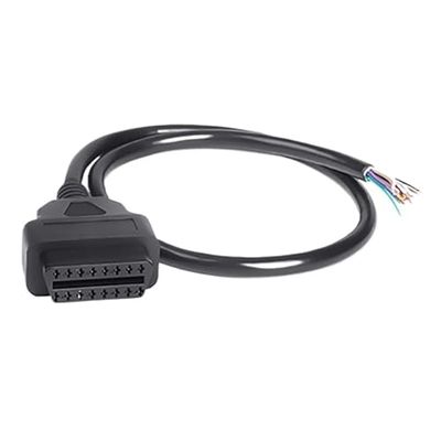 HHYHCWSBO 16pin Female to Male DIY OBD 2 OBD2 Auto Extension Cable Automotive Car Diagnostic auto Tool Scanner OBDII Connector(60cm Female Cable)
