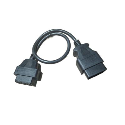 HHYHCWSBO Car OBD2 0.5M 16Pin Extension Cable OBD Connect Extend Adapter Wire ELM327 OBD II OBD2 Extension Connector Cord