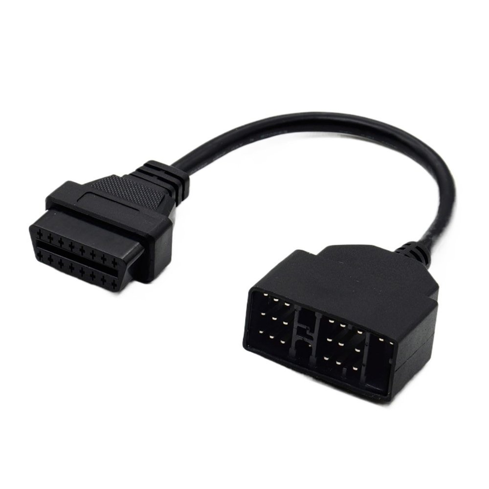 HHYHCWSBO OBD OBD2 Diagnostic Connector 22 Pin to 14pin 17pin 38pin 20pin Cable Adapter 22Pin to OBD2 16Pin 3pin(Red)