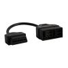 HHYHCWSBO OBD OBD2 Diagnostic Connector 22 Pin to 14pin 17pin 38pin 20pin Cable Adapter 22Pin to OBD2 16Pin 3pin(Red) view 3