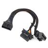 HHYHCWSBO OBD2 Extension Cable OBD 16pin Male to Female for ELM 327 for Auto Car Diagnostic Tool Scanner(30CM Cable) view 3