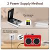 Dpofirs Small Cassette Tape Player, Cassette to MP3 Converter, Loud Speaker, 3.5mm AUX Input for Headphone, Car Speaker System view 2