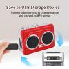 Dpofirs Small Cassette Tape Player, Cassette to MP3 Converter, Loud Speaker, 3.5mm AUX Input for Headphone, Car Speaker System view 3