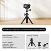Extension Pole Tripod, Mini Selfie Stick Tripod Stand Handle Grip for Insta 360 for DJI Action Pocket Camera (Black) view 2