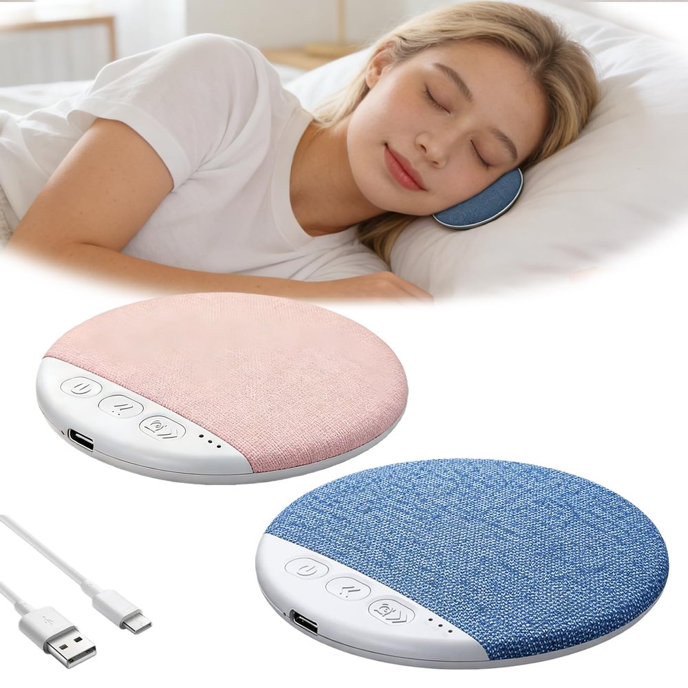 ONWSS Pillow Speakers for Sleeping,Flat Under Pillow Speakers,Bluetooth Pillow Speakers,Sleep Speaker Under Pillow,Ultra Thin Pillow Speaker for Sleeping for Side Sleepers and Deep Sleep (Blue+Pink)