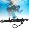 Qiilu Arrow Storage Case Diving Camera Lanyard with Arrow Storage Case Buckle + Stainless Steel Coiled Lanyard for Cameras and Dive Lights (Lake Blue) view 3
