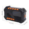 YWBL-WH Emergency Crank Radio, Portable AM FM NOAA Weather Radio with 4000mAh Power Bank, Solar Hand Crank Charging, 600lm LED Flashlight, for Camping Hiking Outdoor Emergency (Black) view 2