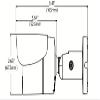 Digital Watchdog - DWC-MB75Wi4TDMP - MEGApix 4MP Bullet IP Camera with 4.0mm Fixed Lens and DMP Integration and IR view 2