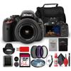 Nikon D5100 Digital SLR Camera with 18-55mm f/3.5-5.6G VR Lens, 16.2MP DX Sensor, Vari-Angle LCD, Beginner to Advanced Photography Kit (25478) + 64GB Card + Camera Bag + More (20pc Bundle) view 1