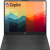HP 15.6 Laptop Computer with Office 365 Copilot 16GB RAM 128GB SSD Intel 13th 4-Cores CPU Wi-Fi 6 Win 11 no Mouse Black view 1