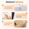 Magnetic Cable Clips, Cord Organizer Adjustable Wire Holder for Desk, Phone, Car Adhesive Cable Clips for Home Office Desk Accessories, Wall, Nightstand, Under Desks Cables Management (3pcs Black) view 3